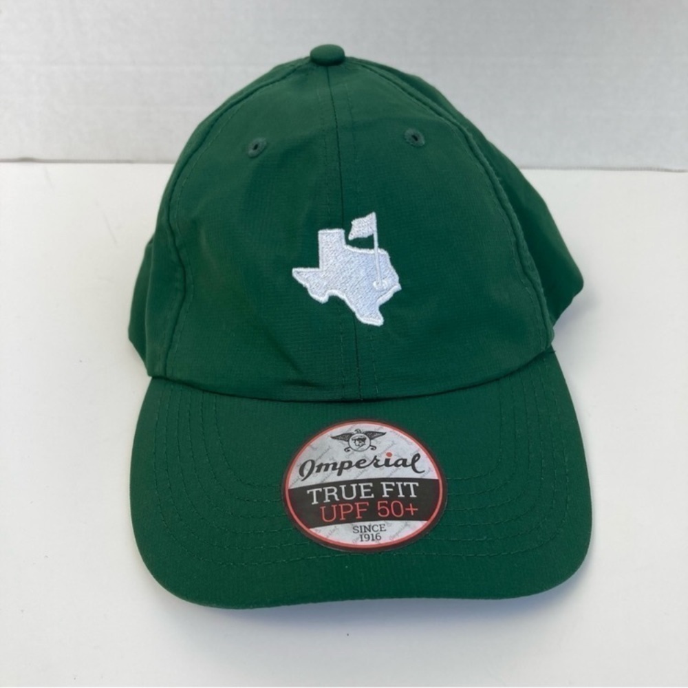 Imperial True Fit UPF 50+ Performance Golf Hat Bundle Masters Texas Black NC OS